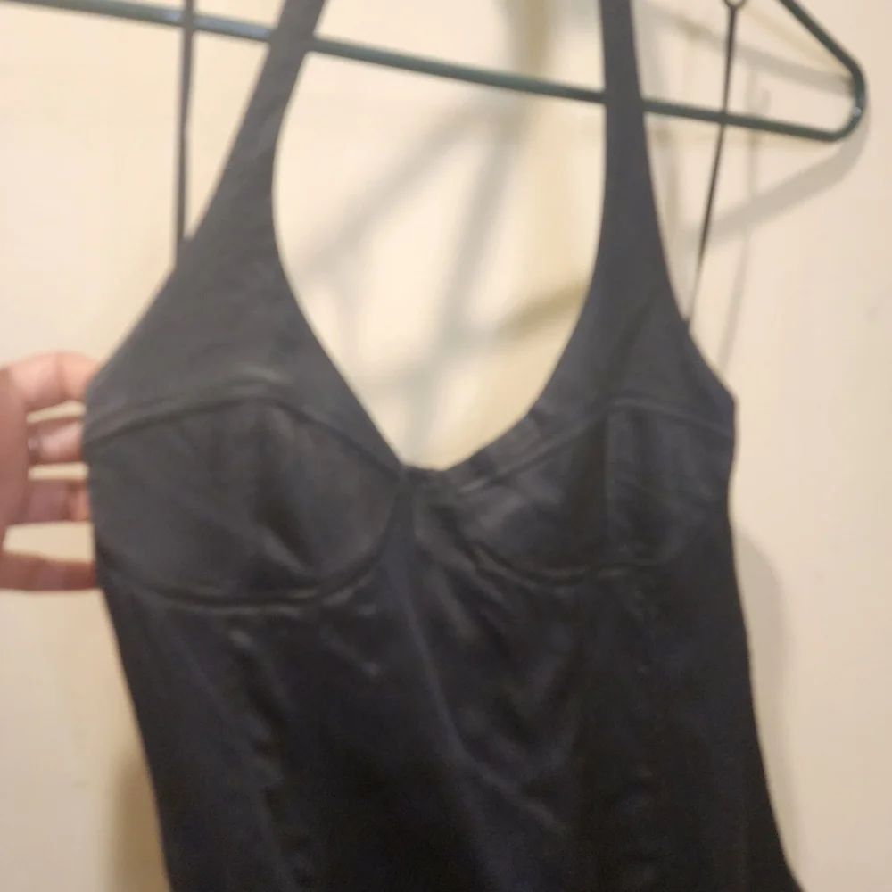 Zara  black cocktail satin  mini dress size M